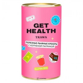 Крекеры льняные с копчёной паприкой от Get Health 160 г TRAWA 113402