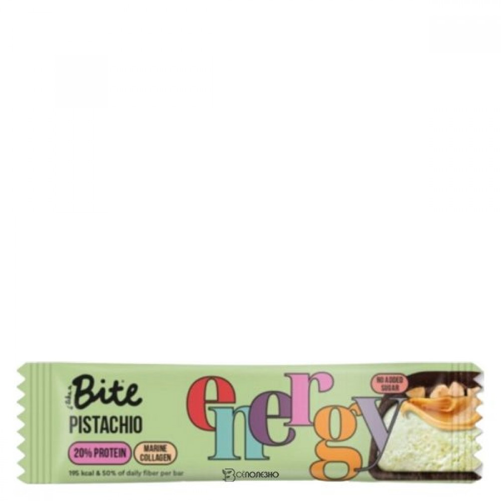 Батончик протеиновый Фисташка 50 г BITE 1135006