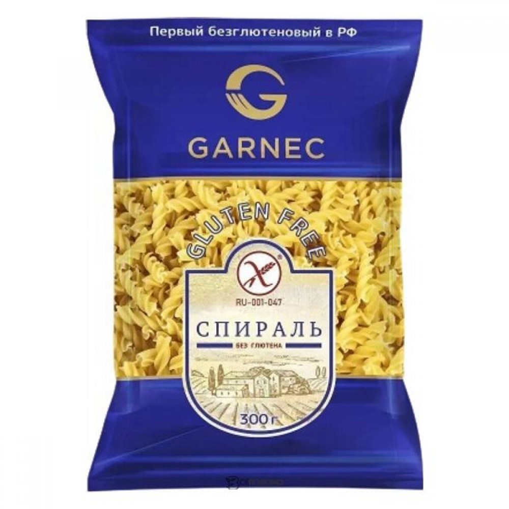 Макароны Спираль Гарнец 300 г 114321