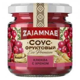 Соус фруктовый Клюква с хреном 190 г ZAJAMNAE 116772