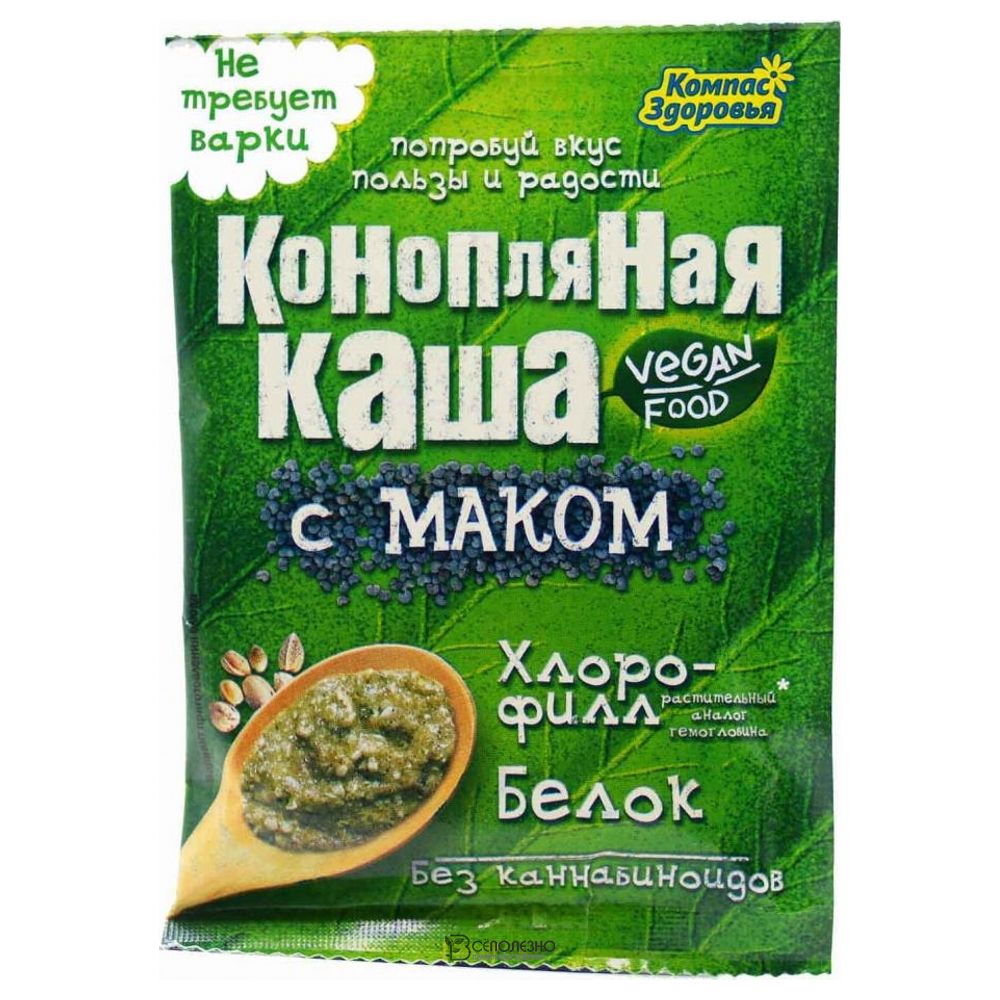 Каша Конопляная с маком Компас здоровья 30 г 220914