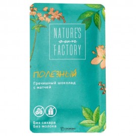 Шоколад гречишный с матчей Nature's own Factory 230005