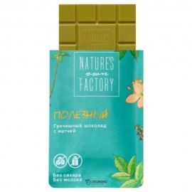 Шоколад гречишный с матчей Nature's own Factory 230005