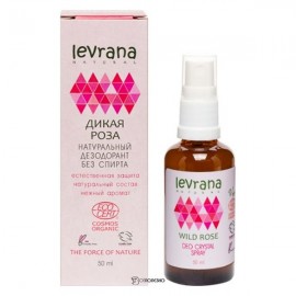 Дезодорант Дикая Роза, 50мл ECOCERT 107337 Levrana