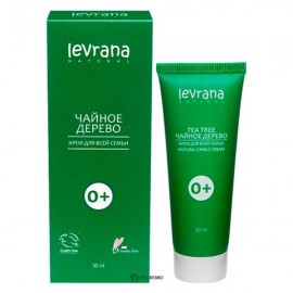 Крем Чайное Дерево заживляющий от укусов комаров для всей семьи 50 мл 107345 Levrana