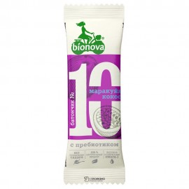 Фруктово-ореховый батончик Bionova №10 Маракуйя и Кокос с пребиотиком 108239