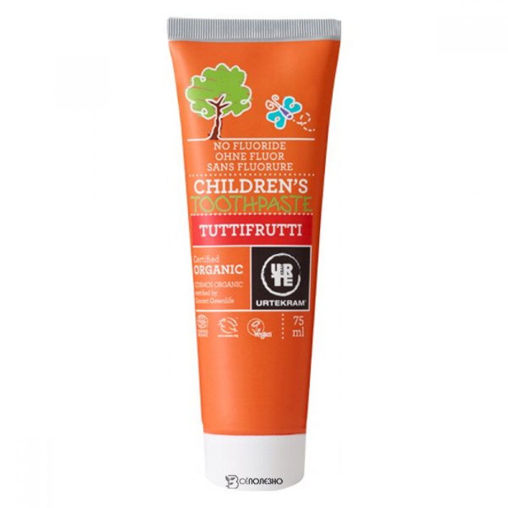 Детская зубная паста Фруктовая Urtekram 75 мл 108586