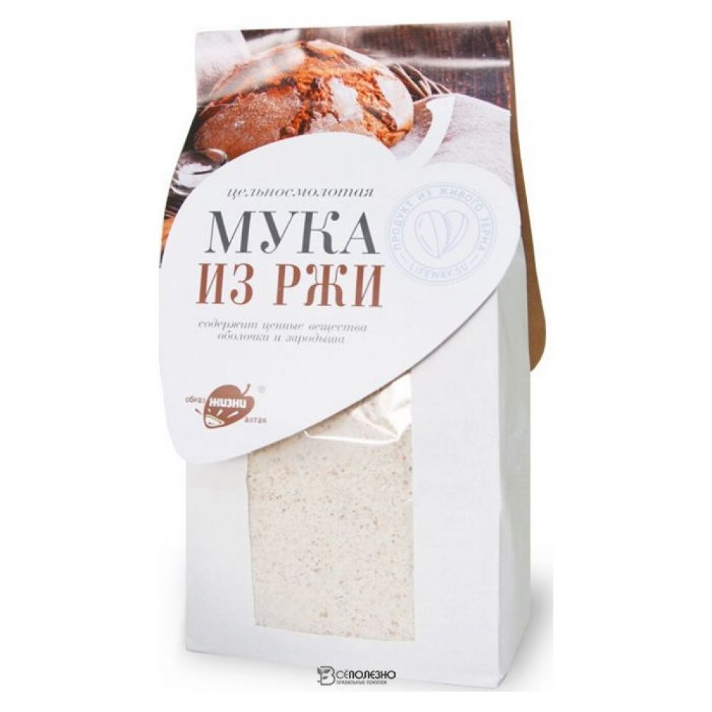 Мука ржаная 500 г Образ жизни Алтая 140065