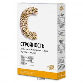 Цельнорезанная смесь круп Стройность 350 г Образ жизни Алтая 140078
