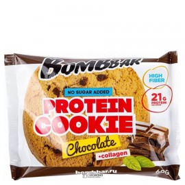 Печенье неглазированное шоколад Protein cookie Сhocolate 60 г Bombbar 110995