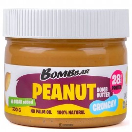 Арахисовая паста хрустящая PEANUT 300 г Bombbar 110997