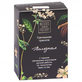 Гранола гречишная с горьким гречишным шоколадом 97 г Nature's own factory 113029