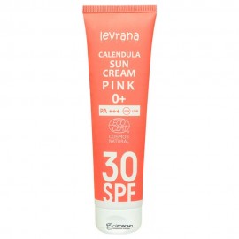 Крем для лица и тела солнцезащитный Календула 30SPF PINK 0+ 100 мл Levrana 113039