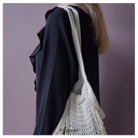 Авоська с удлинённой ручкой бежевая 1 шт Jungle Story 113042