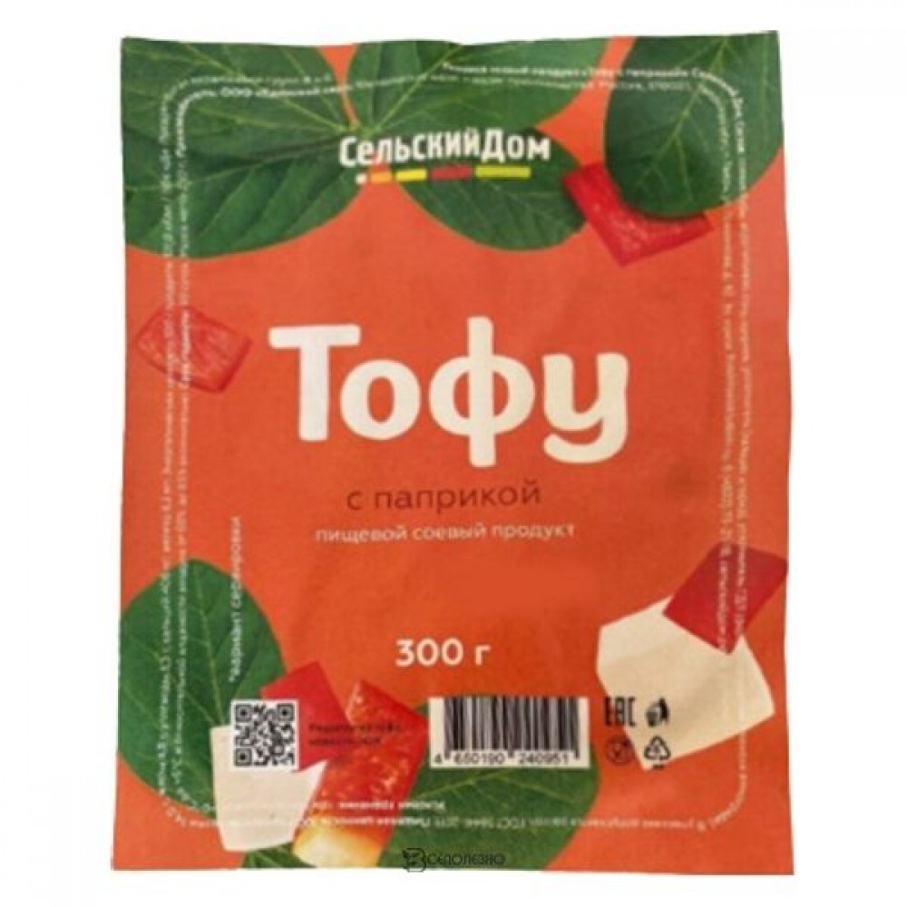 Тофу с паприкой 300 г ЕДЕМСКИЙ САД 113469