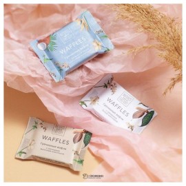 Гречишные вафли с гречишным  белым кокосовым шоколадом 20 г Nature's own Factory 116547