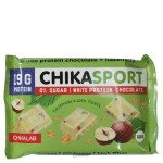 Шоколад белый с фундуком и кукурузными чипсами 100 г CHIKALAB 116563