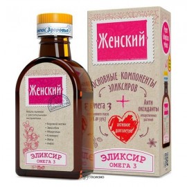 Масло льняное с растительными экстрактами Женский эликсир 200 мл Компас Здоровья 116567