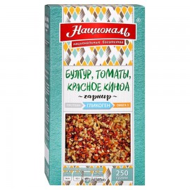 Смесь булгура с киноа и сушеными томатами 250 г Националь 117022