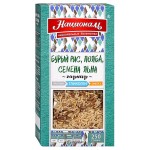 Смесь бурого риса полбы и семян льна 250 г Националь 117024
