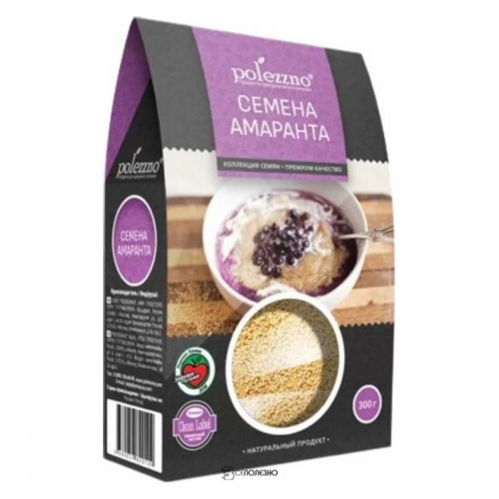 Семена амаранта 300 г "ЭТО ПОЛЕЗНО" 160033