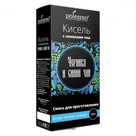 Кисель Черника и синий чай 100 г POLEZZNO 160112