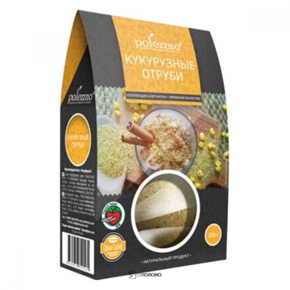 Кукурузные отруби 200 г POLEZZNO 160114
