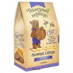 Хлебцы льняные с медом 100 г Полезный перекус 160377